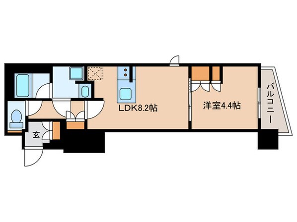 コンフォリア東大井Ⅰの物件間取画像